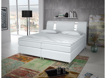 Cama Boxspring Box Hotel con Visco y colchón Cama de Cuero Cama Doble