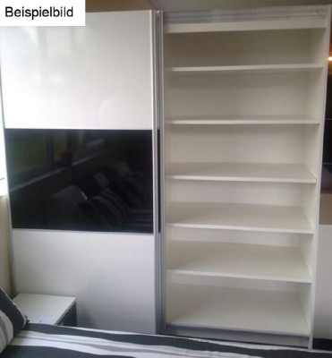 Armario XXL 200/240 y 270 cm con puertas correderas en alto brillo