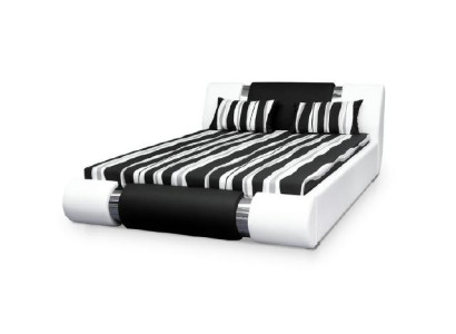 Lit Cuir Cadre Du en 140/160/180x200cm Capitonné Design Double Made IN Eu  Cama de cuero con marco de 140/160/180x200cm, diseño capitoné, doble, hecho en la UE.
