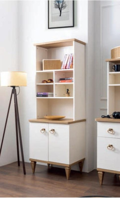 Unisex dormitorio juvenil conjunto cama mesita de noche estante de libros mesa 5 piezas Nuevo
