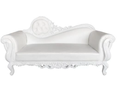 Trono de descanso Chaise longue Butaca real Tapizado en Chesterfield de terciopelo Estilo antiguo Sillón