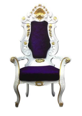 Trono Silla Real Tapizada Chesterfield Terciopelo Estilo Antiguo Asiento Individual