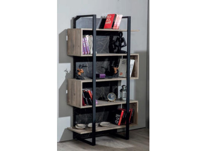 Estantería de libros moderna de madera para habitación infantil en color marrón, mueble de diseño para dormitorio nuevo.
