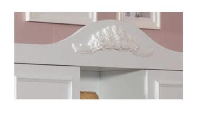 Set de habitación infantil Blanco Elegante diseño de escritorio Librería Muebles de madera Nuevo