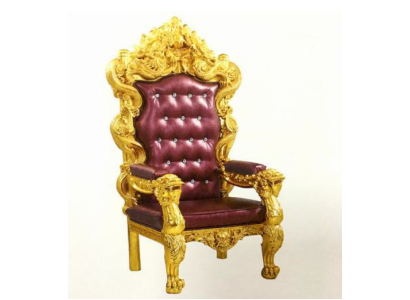 Trono Silla Real Chesterfield de terciopelo 1 plaza de estilo antiguo sillón