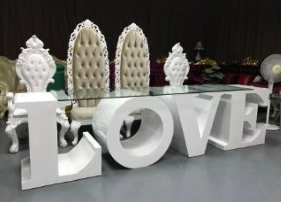 Mesa de comedor de lujo de bodas Mesa Barroca Rococó Masiva Mesas clásicas