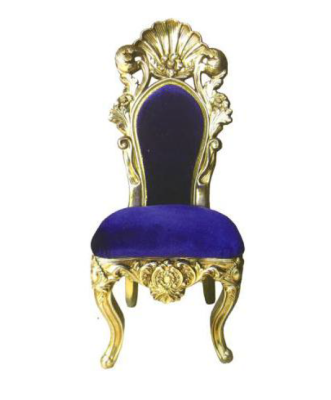 Silla Trono Sillón Comedor Diseñador Madera Estilo Antiguo Barroco Rococó Sillas