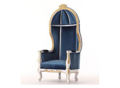 Trono Sillón Real Tapizado Chesterfield De terciopelo 1 plaza Estilo antiguo Sillas