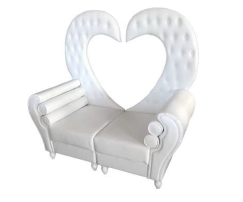 Sofá Real Chesterfield de terciopelo de dos plazas en estilo antiguo.