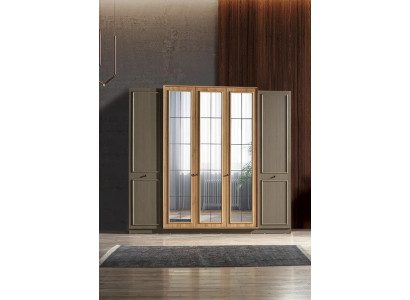 Elegante armario de vestuario diseño de dormitorio muebles armarios modernos decoración.