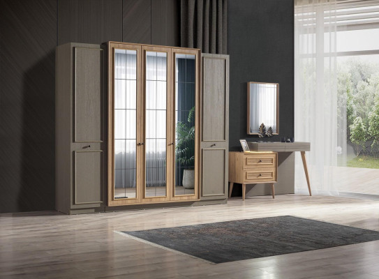 Elegante armario de vestuario diseño de dormitorio muebles armarios modernos decoración.