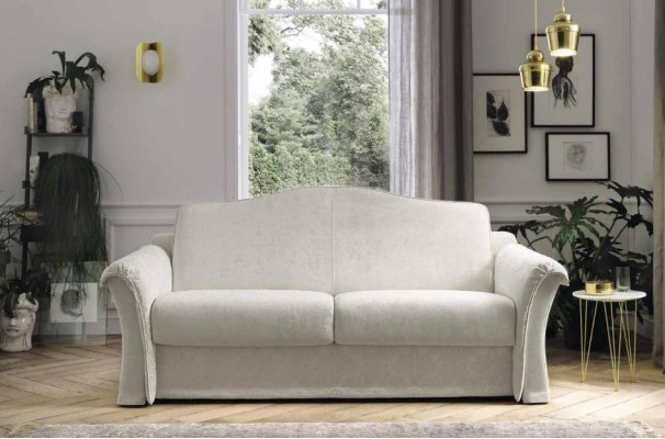 Sofá de Tela de Dos Plazas Muebles Italianos Sala de Estar Sofás de Diseño 2 Plazas Nuevo