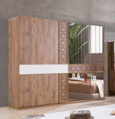 Armarios dormitorio Lujo Armario madera Muebles modernos Nuevo