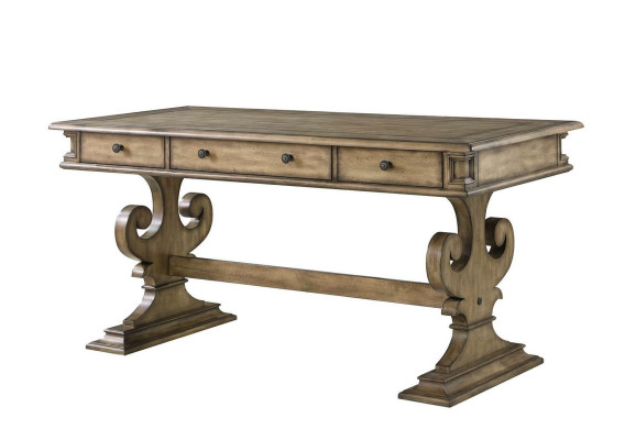 Mesa Escritorio Mesa Mesa de trabajo Jefe Mobiliario de oficina CEO Marrón Nuevo