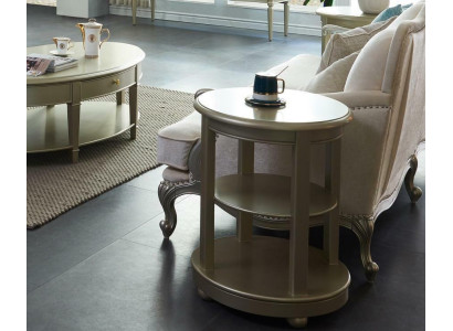 Mesita Auxiliar Mesa Sofá Madera Sofá Auxiliar Muebles Diseñador Redonda