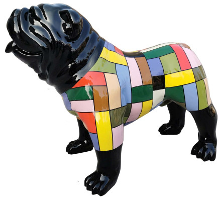 Diseño de perro Figuras Esculturas Escultura moderna de bulldog Decoración Nueva Esculturas