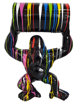 Figura de gorila diseñador estatua de figuras modernas decoración de estatuas de jardín nueva