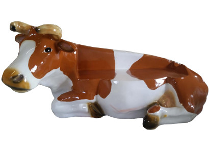 Diseñador Figura abstracta moderna de vaca de res Decoración de jardín Esculturas de animales Nuevas