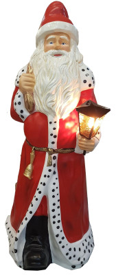 Figuras de diseño Esculturas Modernas Abstractas Escultura de Papá Noel Decoración de jardín