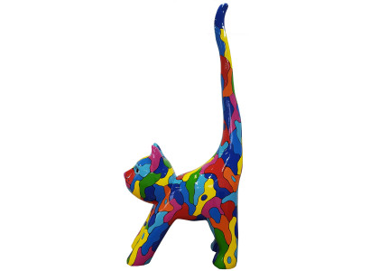 Diseñador Figura abstracta Figuras modernas Decoración Esculturas de gato Decoración Nueva