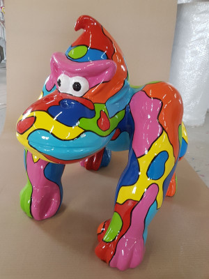 Figura abstracta Estatua Figuras de jardín Decoración Estatuas Esculturas Gorila Nuevo