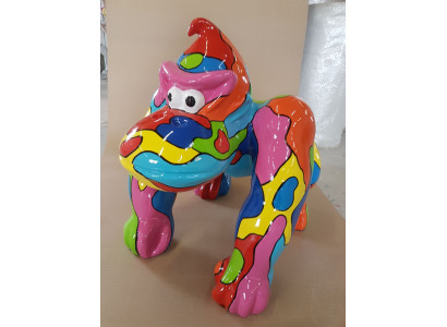 Figura abstracta Estatua Figuras de jardín Decoración Estatuas Esculturas Gorila Nuevo