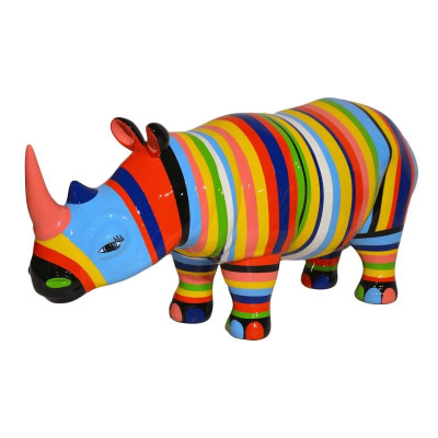 Figura de diseñador Estatua Figuras modernas Decoración Rinoceronte Esculturas de jardín Nuevo