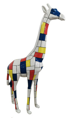 Figuras de diseño Decoraciones modernas Estatua de jardín Jirafa Escultura Esculturas