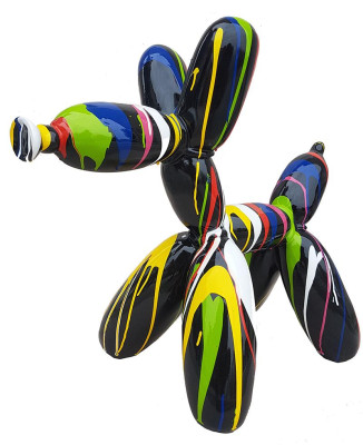 Figuras de diseño de perros globos mujer esculturas escultura abstracta moderna decoración