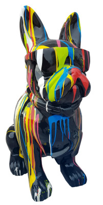 Figuras de diseño de perros Esculturas de bulldog modernas Decoración de esculturas Nuevas