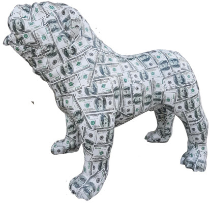 Figura de diseñador Estatua Figuras modernas Decoración Perro Escultura de jardín Esculturas