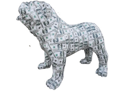Figura de diseñador Estatua Figuras modernas Decoración Perro Escultura de jardín Esculturas