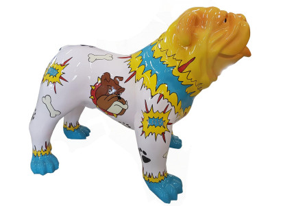 Diseño Figuras Esculturas Escultura moderna de Bulldog decoración esculturas decorativas