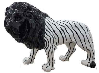 Diseño Figura abstracta Figuras modernas Decoración León Esculturas de jardín 140x160