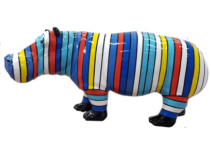 Figura abstracta Estatua Figuras de jardín Decoración Estatuas Esculturas Hipopótamo Nuevo