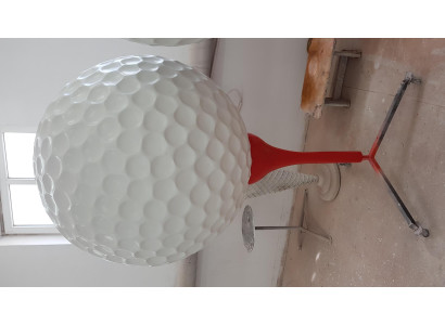 Figuras de diseñadores Decoraciones modernas Figuras de decoración de jardín Escultura de bola de golf.