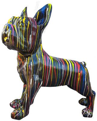 Diseño Figura Esculturas Moderna Escultura de Bulldog Hund Decoración Esculturas Nuevas
