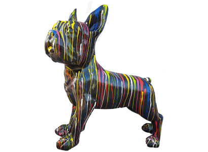 Diseño Figura Esculturas Moderna Escultura de Bulldog Hund Decoración Esculturas Nuevas