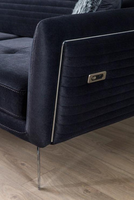 Sofá de esquina Sofá Sofá tapizado Muebles Sofás Sofás Suave de tres plazas 343x343