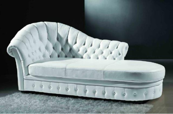 Chesterfield Chaiselounge Liege Chaise Wohnzimmer Couch Sofa Lounge - Chaise longue Chesterfield sala de estar sofá salón.