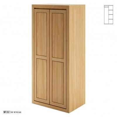 Muebles de madera guardarropas dormitorio armario ropa de madera real maciza nuevo