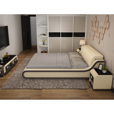 Ropa de cama Acolchado Decoración Diseño Lujo Doble Camas de hotel 180x200cm Dormitorio de dormir
