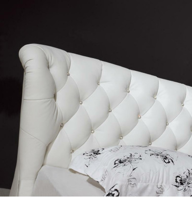 Cama box spring de diseñador cama tapizada cama camas hotel Chesterfield cama de hotel