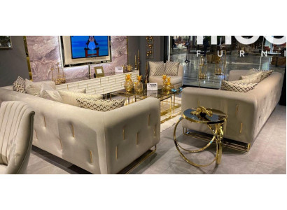 Sofá de diseño moderno de 3 plazas en gris para sala de estar, mueble, sofás de tres plazas, sofá acolchado.