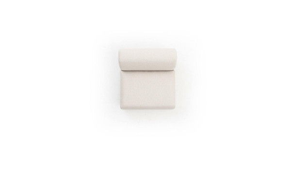 Sofá beige estilo moderno para la sala de estar, sofá de 6 plazas en textil, 430 cm.