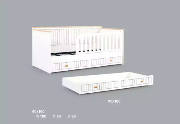 Diseño moderno de muebles camas para niños camas cama blanca habitación infantil