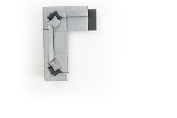 Sofá en forma de L Diseño moderno Tela Textil Sofá de esquina Muebles Conjunto de esquina 310x225