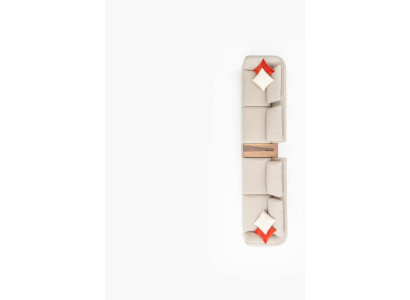 Sofás Sofá grande Sofá Couch 6 plazas Sofás xxl italianos Mobiliario Textil