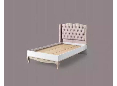 Diseño de cama Chesterfield juvenil cama de madera con acolchado suave 120x200cm