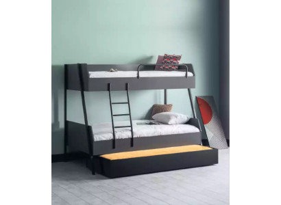 Cama juvenil Cama infantil Diseño para niños Moderna Cama habitación infantil Camas de madera